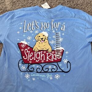 Blue Graphic Short Sleeve Tee